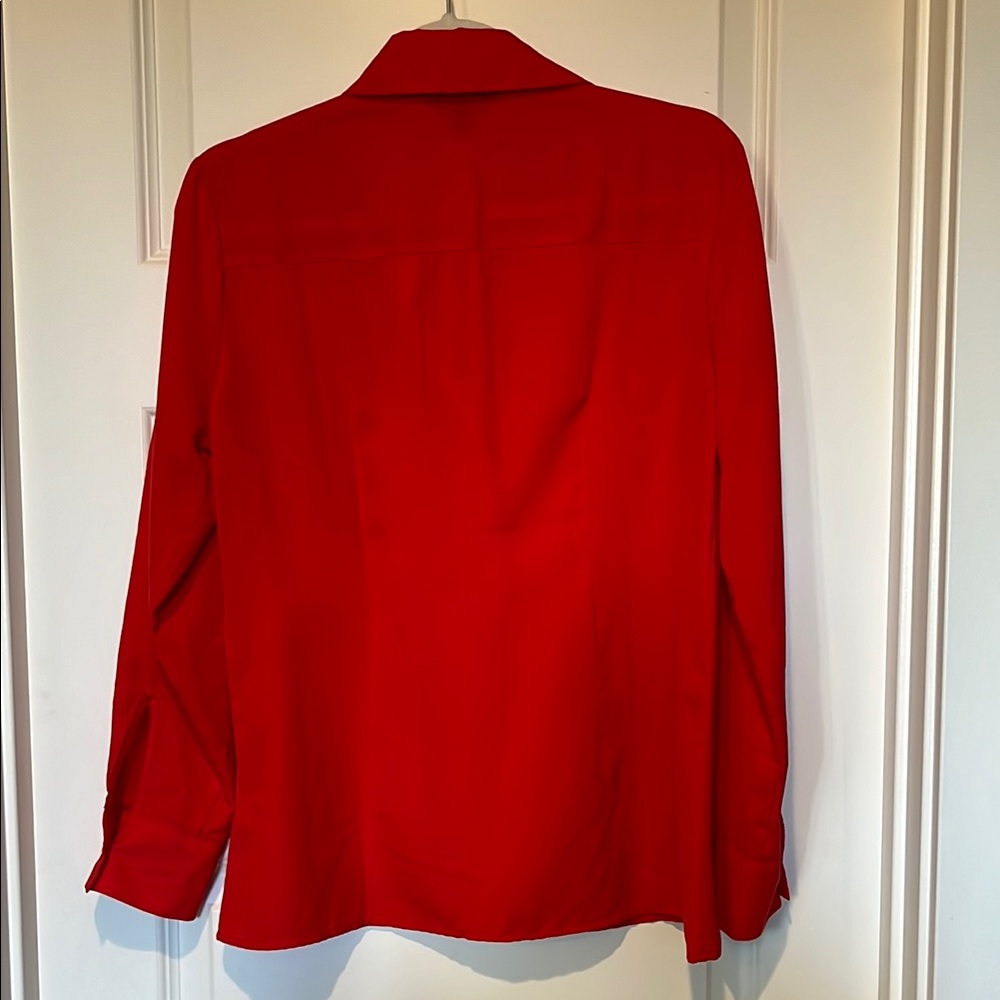 Red Button Down Shirt - Picture 8 of 8